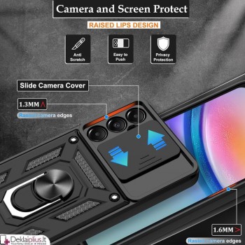 5in1 smūgiams atsparus dėklas su kameros apsauga (Samsung A05S)